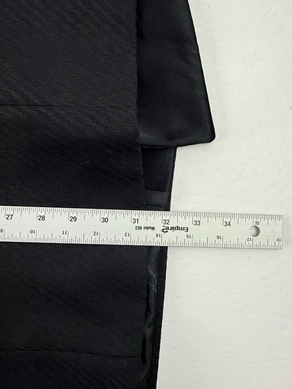 BLACK FORMAL TUXEDO 42R OSCAR de la RENTA Shawl Collar Black Suit Jacket Coat - Picture 12 of 12